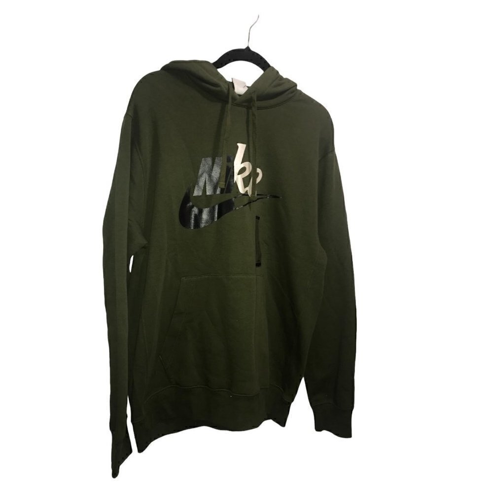 𝅺nike Sport Essential Pullover Hoodie Green Large
